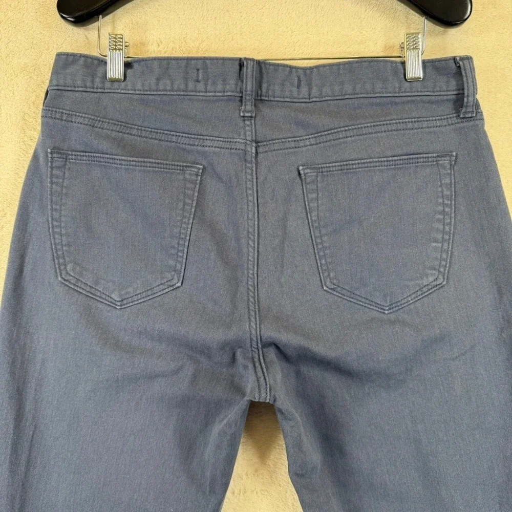 Banana Republic Travel Jean Athletic Fit Blue Heather Mens 35x30 Washwell